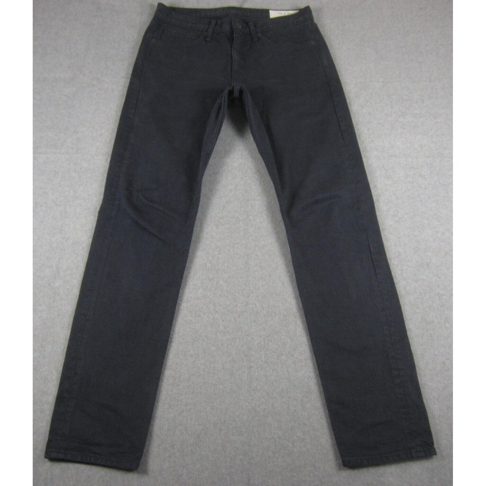 Rag & Bone Fit 2 Slim Jeans Mens‎ 30x32 Dark Gray Deep Sea Tapered Preppy Denim